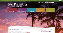 Desktop Screenshot of cityofnewportrichey.org